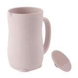 Baby Bath Rinse Cup - Children's Shampoo and Body Wash Rinse Cup with Easy Grip Handle for Rinsing Baby Shampoo and Soap - Food Grade Silicone - Penguin (Blue)