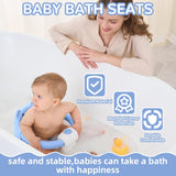 Baby Bath Seat for Babies 6 Months & up, Non-Slip Toddler Bath Seats for Babies Sitting Up, Safe Infant & Newborn Bathtub Chair with 4 Suction Cups & Soft Cushion for Shower,Gray