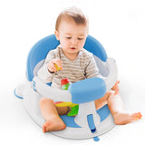 Baby Bath Seat for Babies: Non-Slip Infant Bathtub Chair with Suction Cups, Safe & Comfortable Baby Bath Support, Ideal for Sitting Up, Easy to Clean, Stable Design, Grey (6-24 Months)