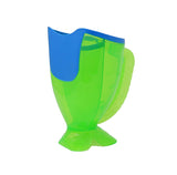 S.C. Products Fish Shampoo Baby Rinse Cup and Bath Pail - Tear-Free, Durable, BPA-Free, Safe, and Ergonomic Design for Hassle-Free Bathing | Blue