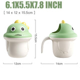 Rinse Shampoo Rinser Baby Rinse Cup Baby Bath Rinser Wash Hair Cup by Protecting Infant Eyes (Pink)