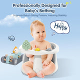 Baby Bath Seat for Babies 6 Months & Up, Non-Slip with Suction Cups, Safe & Comfortable Infant Bath Seat for Bathtub, Blue