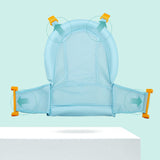 Baby Bath Seat Support Mat Foldable Baby Bath Tub Pad &amp, Chair Newborn Bathtub Pillow Infant Anti-Slip Soft Comfort Body Cushion