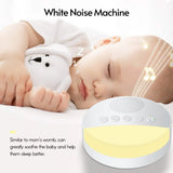 Night Light Timer Noise Player USB Rechargeable Sleep Machine Baby White Noise Machine Sound Player