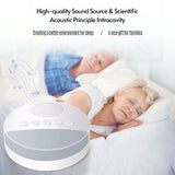 Night Light Timer Noise Player USB Rechargeable Sleep Machine Baby White Noise Machine Sound Player