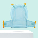 Baby Bath Seat Support Mat Foldable Baby Bath Tub Pad &amp, Chair Newborn Bathtub Pillow Infant Anti-Slip Soft Comfort Body Cushion