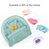 Baby Bath Seat Support Mat Foldable Baby Bath Tub Pad &amp, Chair Newborn Bathtub Pillow Infant Anti-Slip Soft Comfort Body Cushion