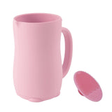 Baby Bath Rinse Cup - Children's Shampoo and Body Wash Rinse Cup with Easy Grip Handle for Rinsing Baby Shampoo and Soap - Food Grade Silicone - Penguin (Blue)