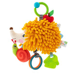 Versatile Infant Activity Center: Baby Car Seat Mirror with Hanging Toys for Safe, Stimulating Travel and Play