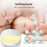 Night Light Timer Noise Player USB Rechargeable Sleep Machine Baby White Noise Machine Sound Player