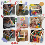Vibrant Shape Sorting Game: Montessori-Inspired Educational Toy for Babies, Fostering Learning and Development from Birth to 12 Months