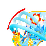 Versatile Infant Activity Center: Baby Car Seat Mirror with Hanging Toys for Safe, Stimulating Travel and Play