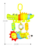 Versatile Infant Activity Center: Baby Car Seat Mirror with Hanging Toys for Safe, Stimulating Travel and Play