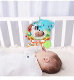 Versatile Infant Activity Center: Baby Car Seat Mirror with Hanging Toys for Safe, Stimulating Travel and Play