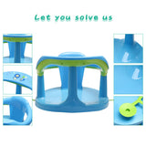 Baby Bath Seat Portable Safety Anti Slip Newborn Shower Chair With Backrest & Suction Cups Baby Care Bathing Seat Washing Toys