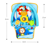 Versatile Infant Activity Center: Baby Car Seat Mirror with Hanging Toys for Safe, Stimulating Travel and Play