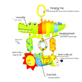 Versatile Infant Activity Center: Baby Car Seat Mirror with Hanging Toys for Safe, Stimulating Travel and Play