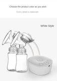 Double Electric Breast Pump USB Electric Breast Pump With Baby Milk Bottle Cold Heat Pad BPA Free Powerful Breast Pumps