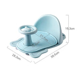 Baby Shower Seat Soft Support Non-slip Baby Shower Seat Bathroom Accessories Home Decor