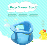 Baby Bath Seat Portable Safety Anti Slip Newborn Shower Chair With Backrest & Suction Cups Baby Care Bathing Seat Washing Toys