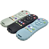 Smart Teething Solutions: Silicone Remote Control Teether Bracelet with Pacifier, Anti-Eating Gloves, and Teething Stick