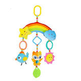 Versatile Infant Activity Center: Baby Car Seat Mirror with Hanging Toys for Safe, Stimulating Travel and Play
