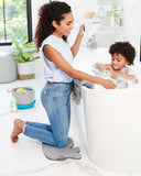 Skip Hop Baby Bath Rinse Cup MOBY Tear-Free Waterfall Rinser Blue Age 0+