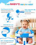 Baby Bath Seat with One-Touch Armrest & 3 Suction Cups, 6 Months+ – photo 16