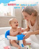 Baby Bath Seat with One-Touch Armrest & 3 Suction Cups, 6 Months+ – photo 17