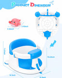 Baby Bath Seat with One-Touch Armrest & 3 Suction Cups, 6 Months+ – photo 18