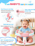 Baby Bath Seat with One-Touch Armrest & 3 Suction Cups, 6 Months+ – photo 9