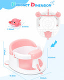 Baby Bath Seat with One-Touch Armrest & 3 Suction Cups, 6 Months+ – photo 10