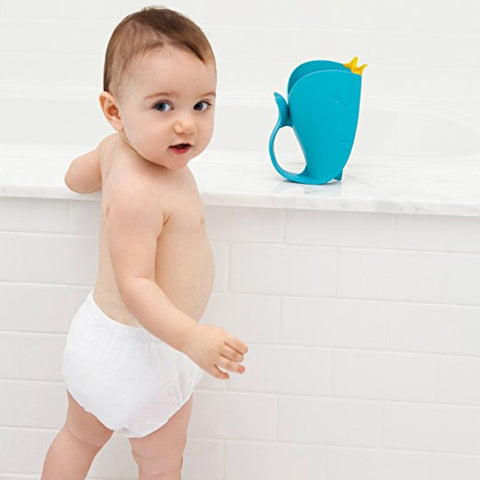 Skip Hop Moby Bath Rinse Cup Tear free Waterfall Rinser Blue