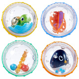 Float and Play Bubbles Bath Toy, 4 pieces